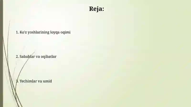 Daryolarning loyqa oqiziqlari 2