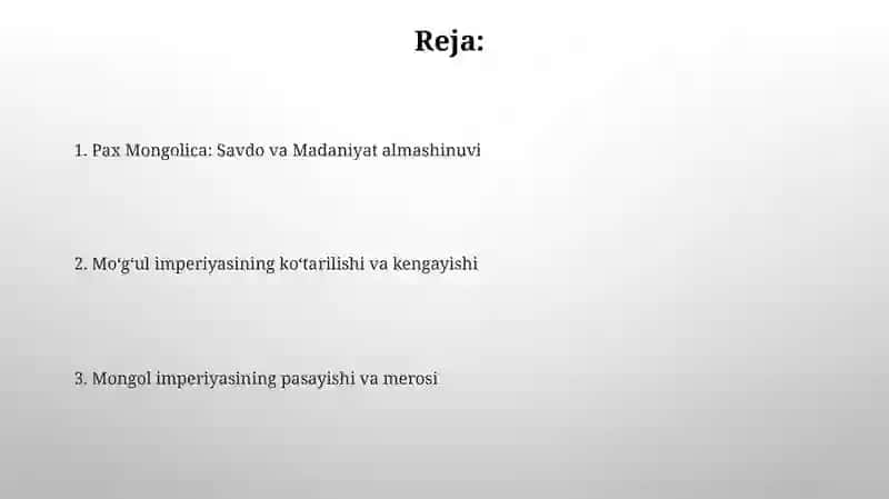 XIII -XIV asrlarda Moʻgʻullar imperiyasi 2