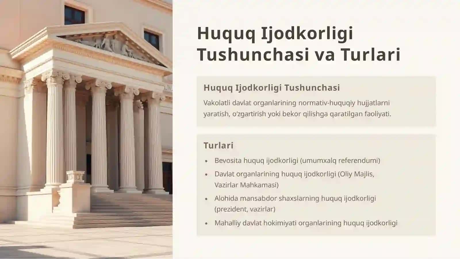 Huquq Ijodkorligi 2