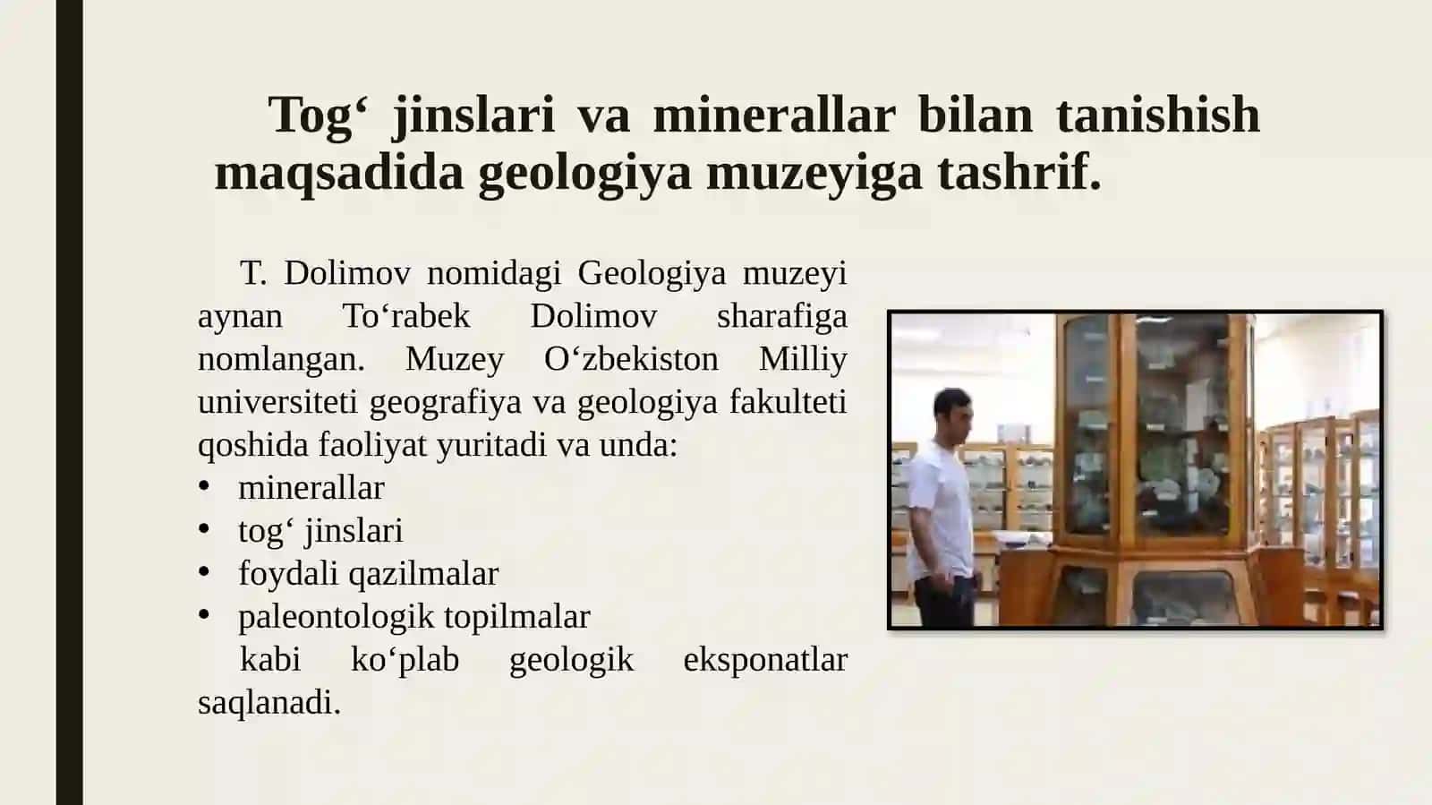 Tog‘ jinslari va minerallar 2