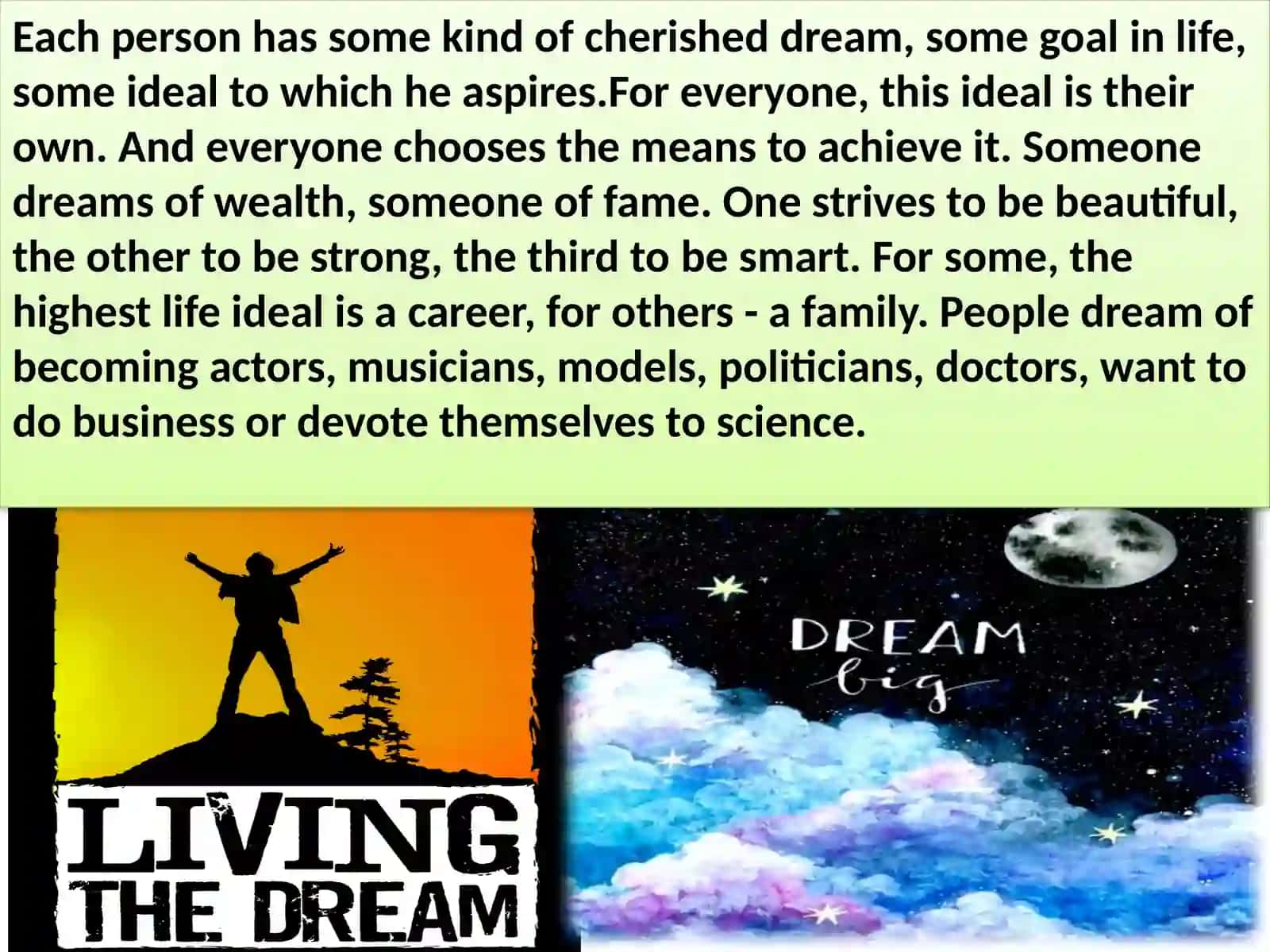 Living the dream 2