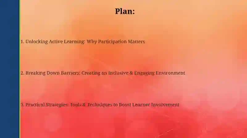 Encouraging learner participation 2