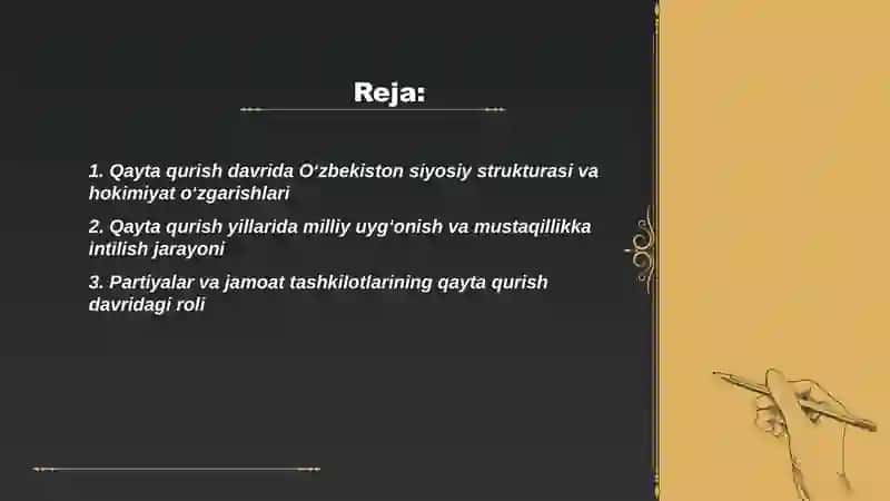 O‘zbekistondagi ijtimoiy-siyosiy vaziyat 2