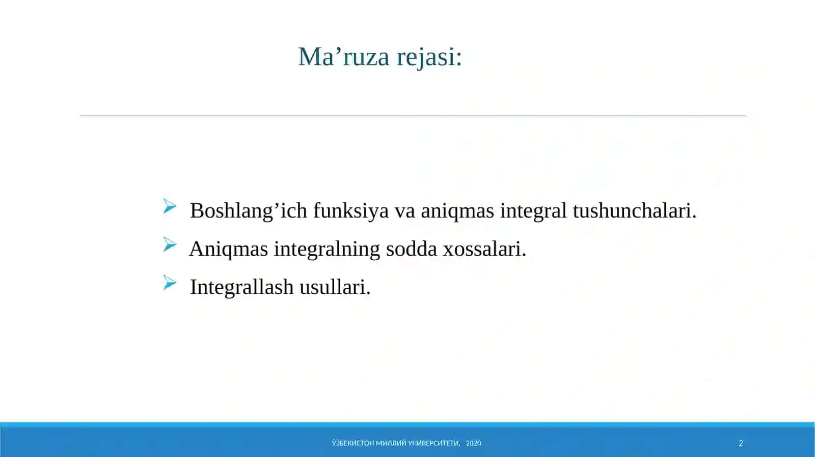 Kimyogarlar uchun matematika 1 2