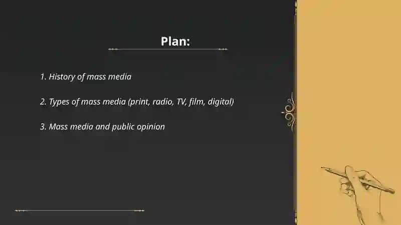 Mass media history 2