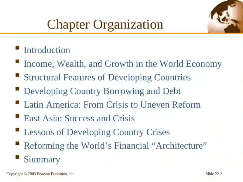 Developing Countries: Growth, Crisis, and Reform 2