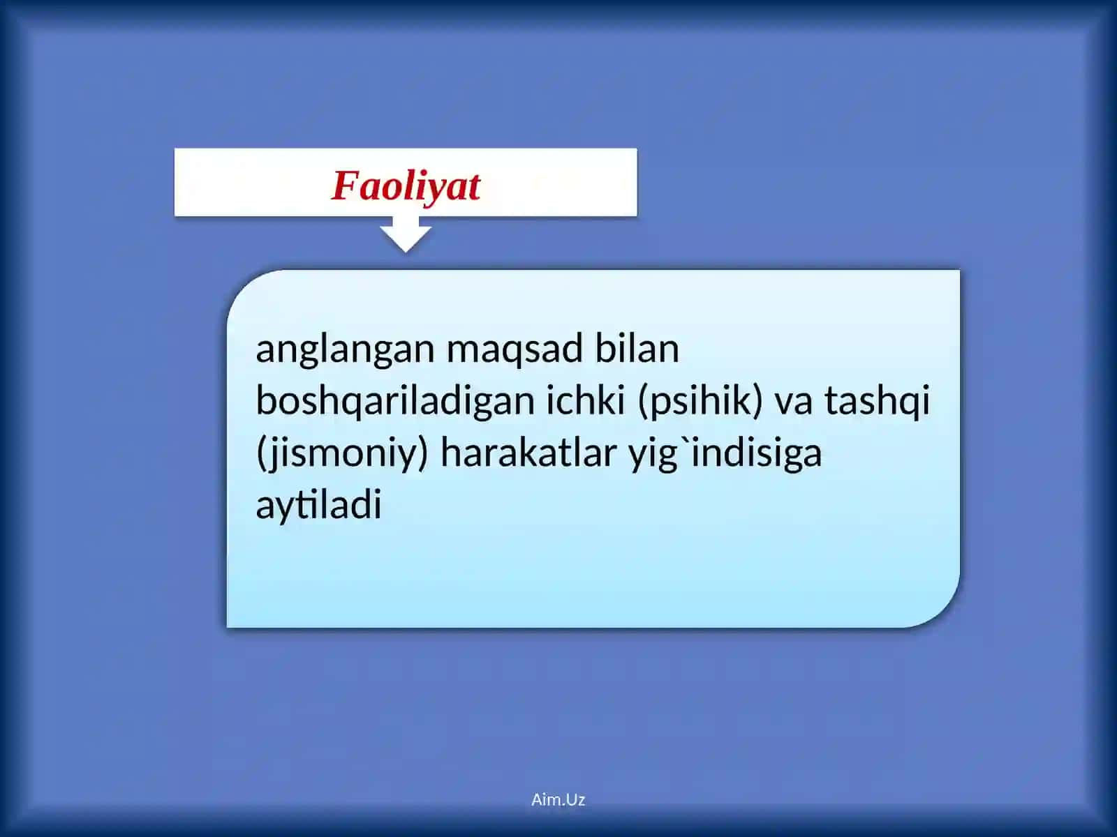 FAOLIYAT 2