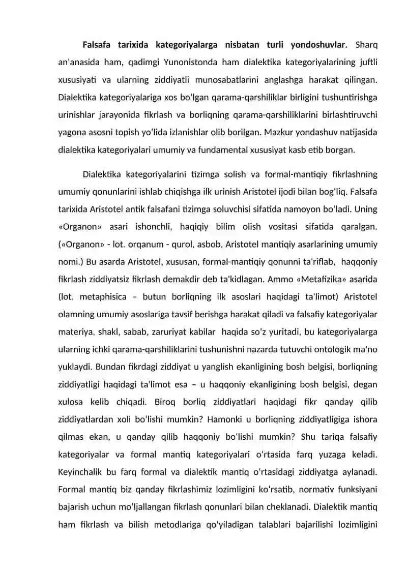 Falsafa Kategoriyalari 2