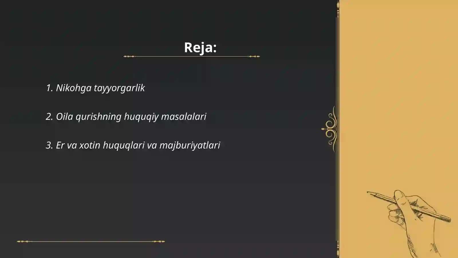 Nikohga tayyorgarlik 2