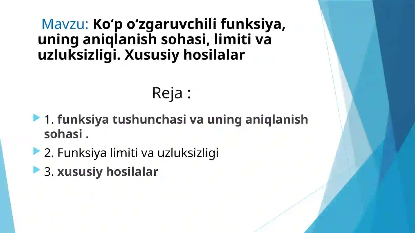 OLIY MATEMATIKA va axborot texnologiyalari 2