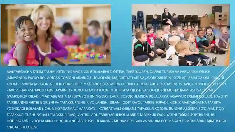 Maktabgacha Ta’lim Muassasasining Oila Bilan Hamkorlik Shakllari 2