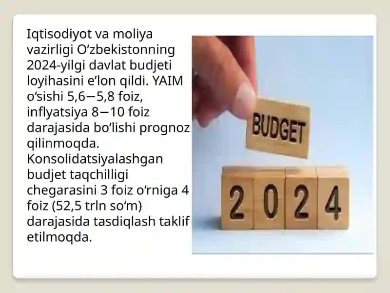 O`zbekiston Respublikasi budjet-soliq siyosati 2