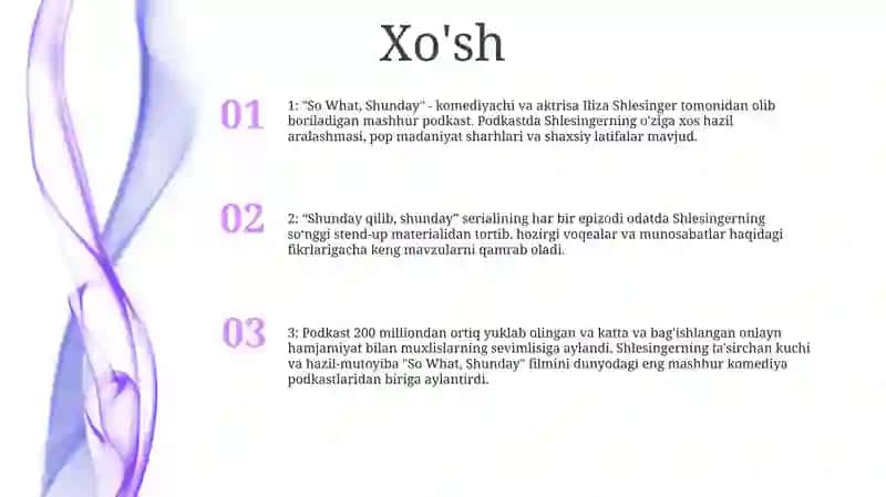 "So What, Shunday" 2