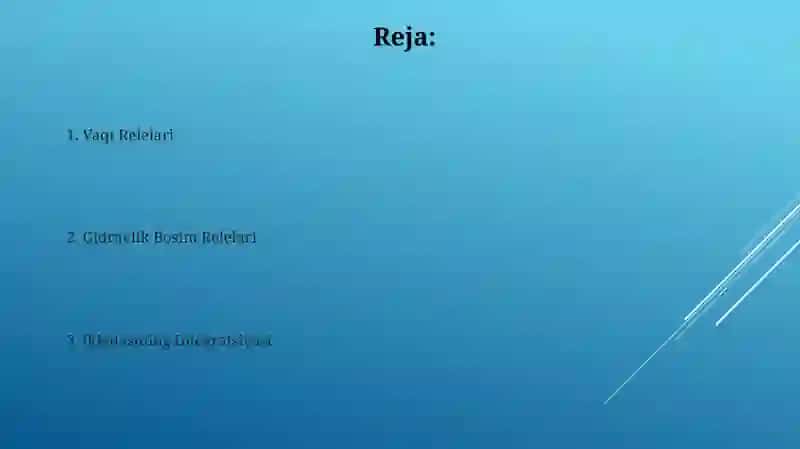 Gidravlik bosim va vaqt relelari 2