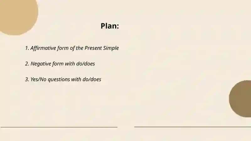 Present Simple 2