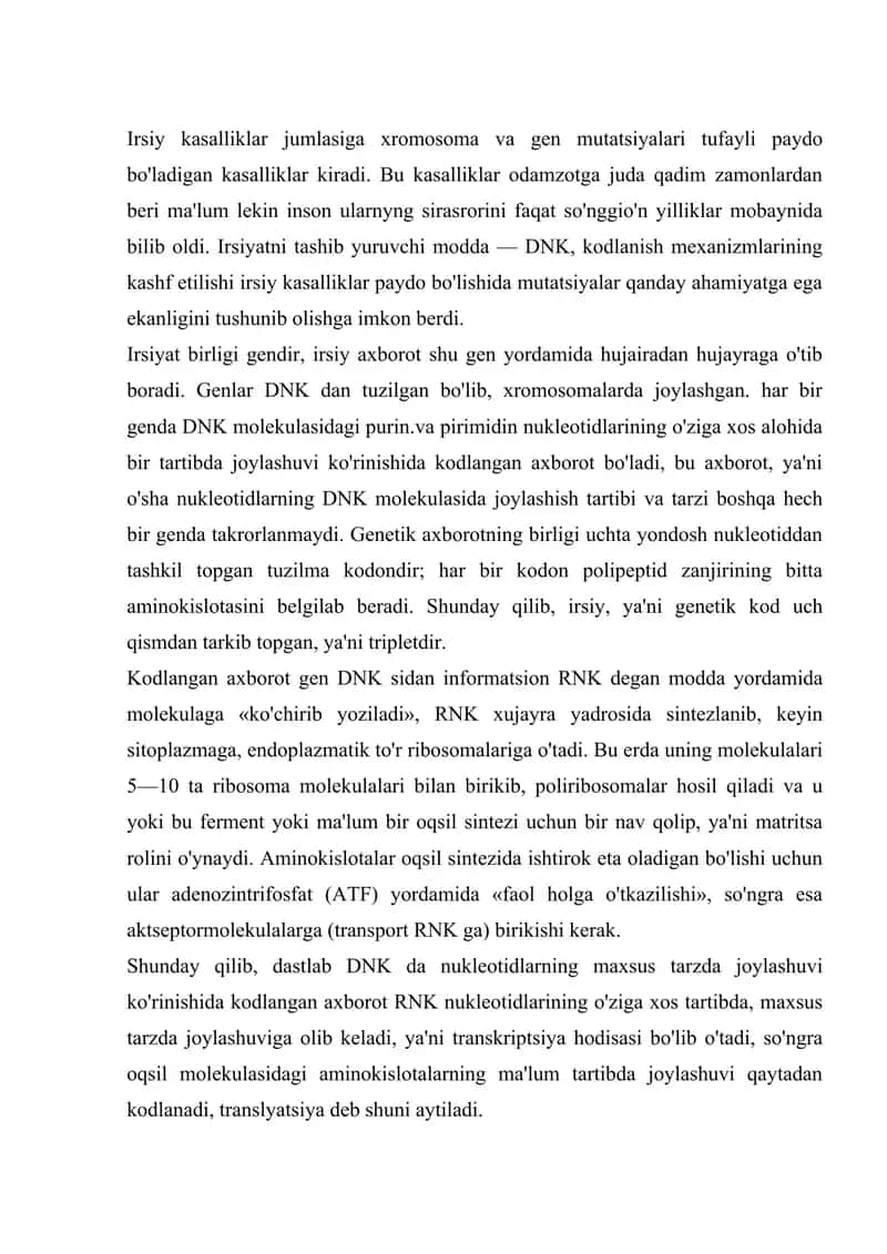 Irsay kasalliklar klassifikatsiyasi 2