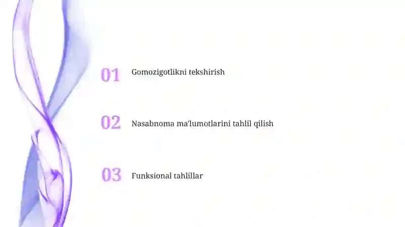 Retsessiv mutatsiyalarni aniqlash metodlari 2