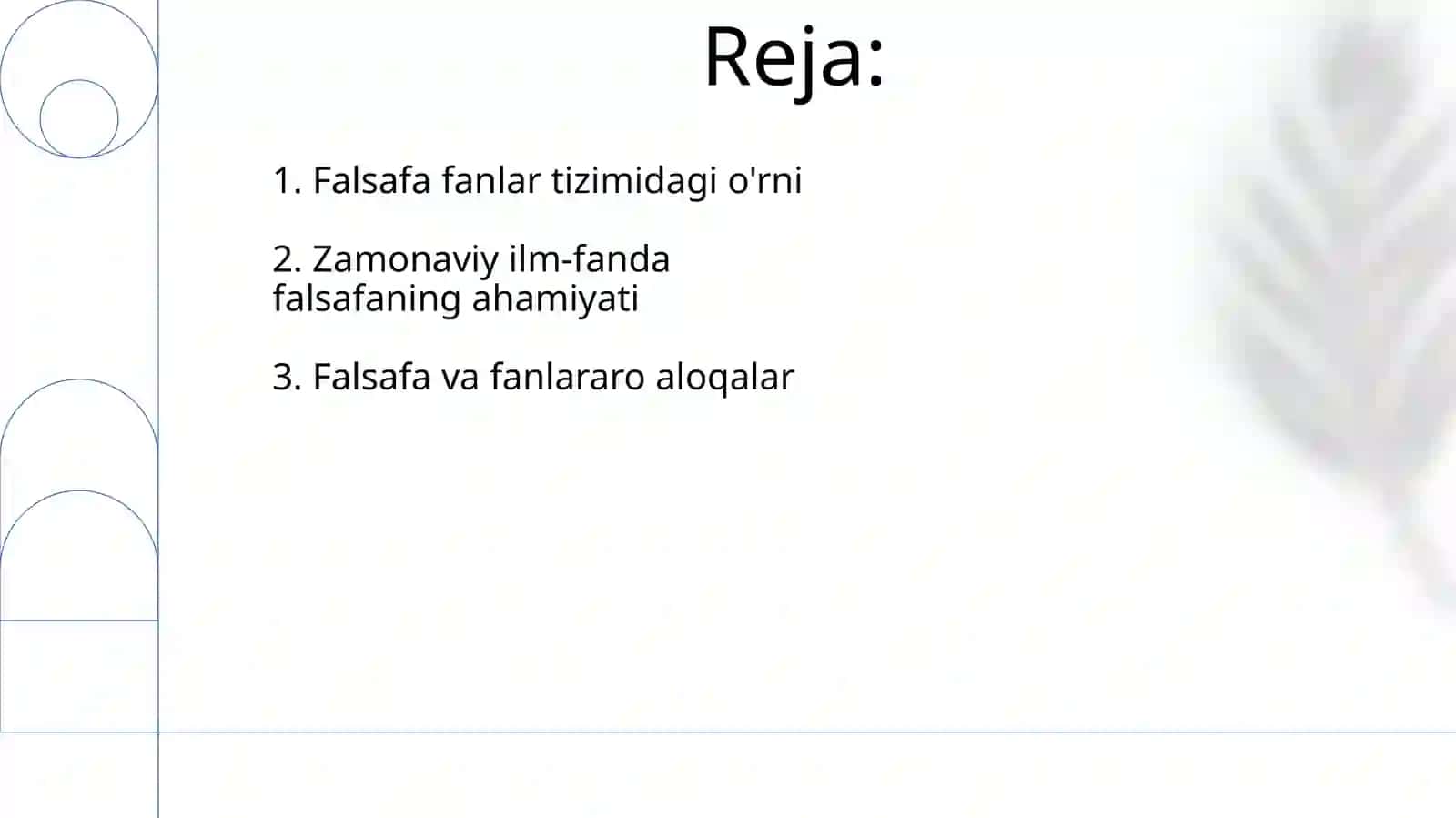 Falsafa fanlar tizimidagi o'rni 2