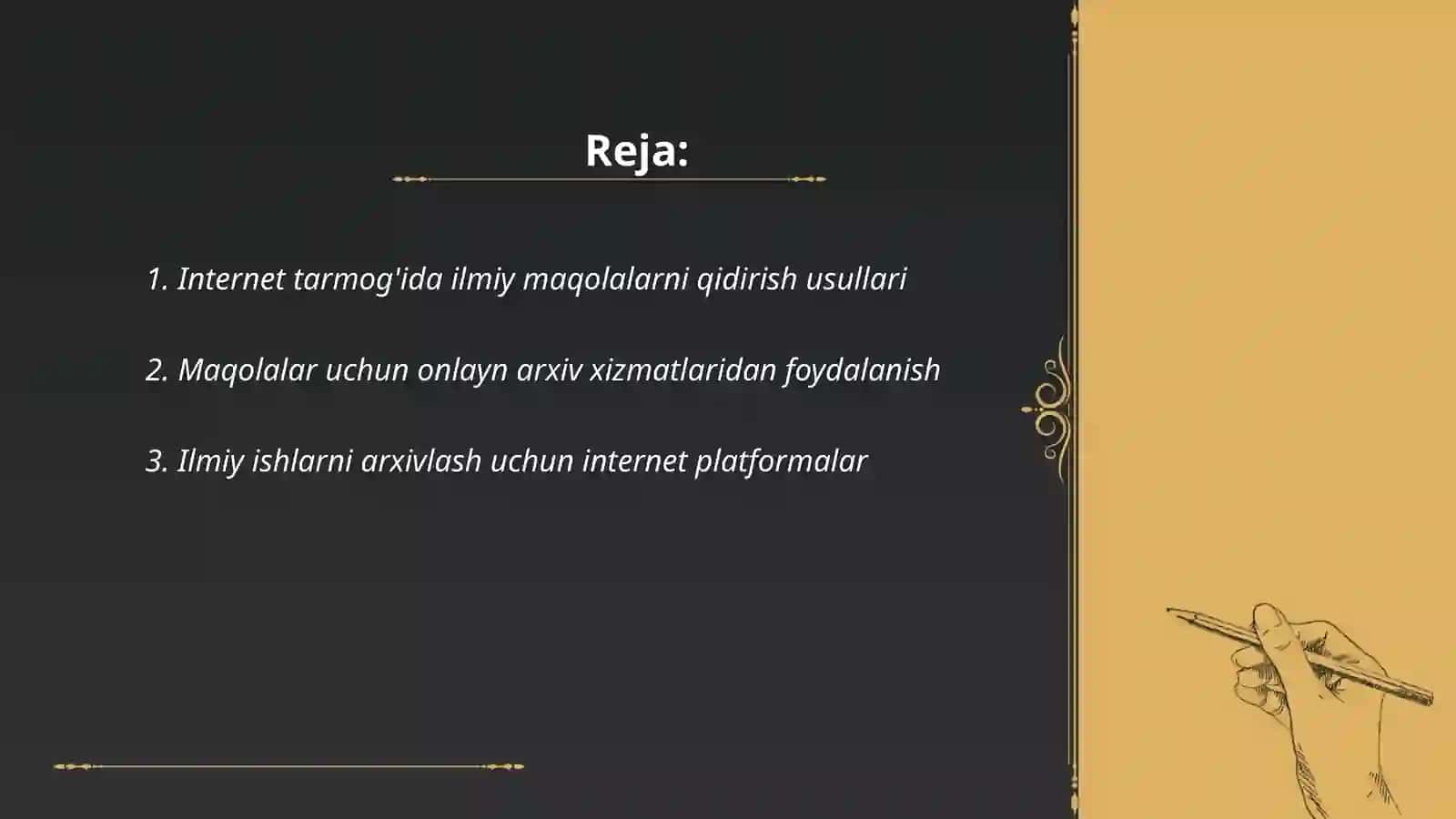 Internet tarmog'ida ilmiy maqolalarni qidirish usullari 2