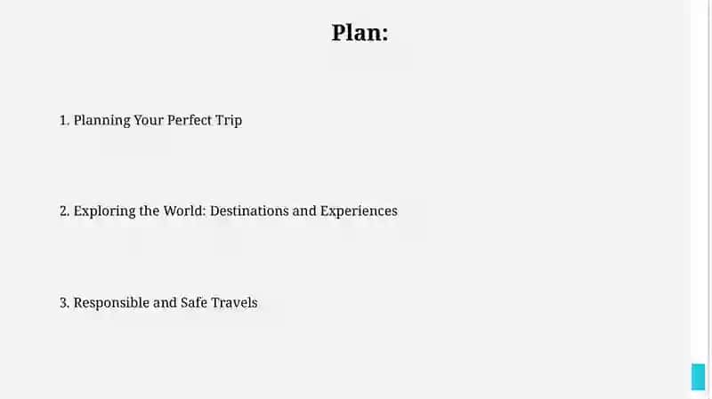 Planning Your Perfect Trip 2