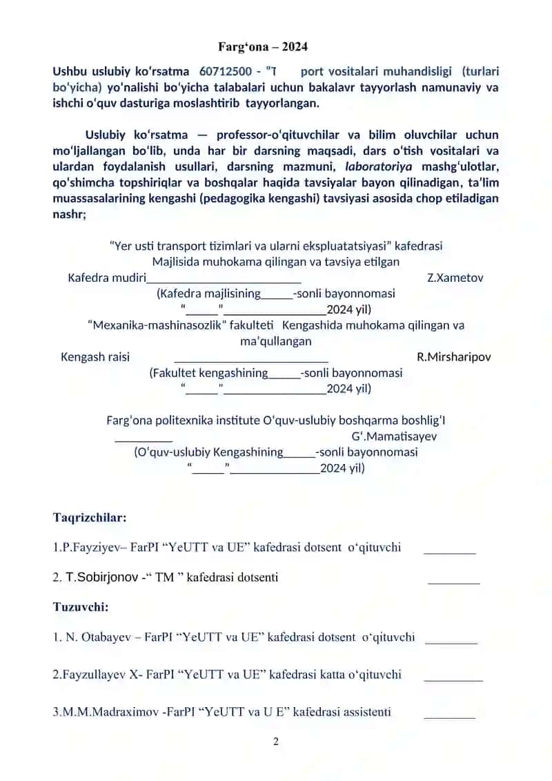 Transport vositalari konstruksiyasi 2