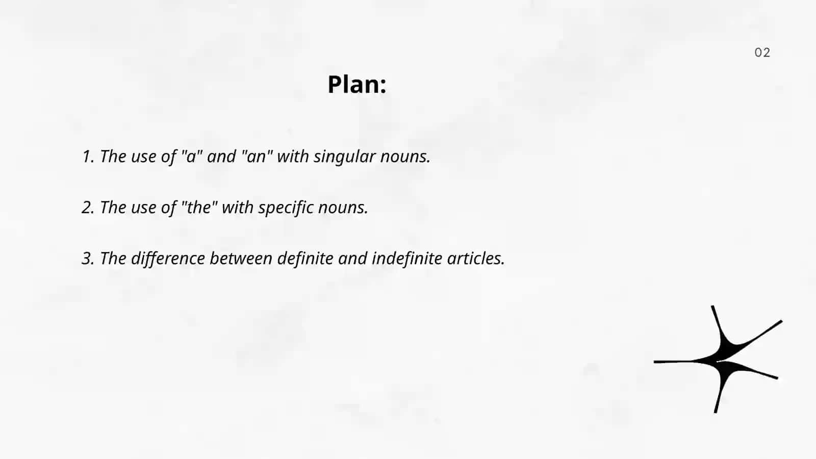 Definite and indefinite article 2