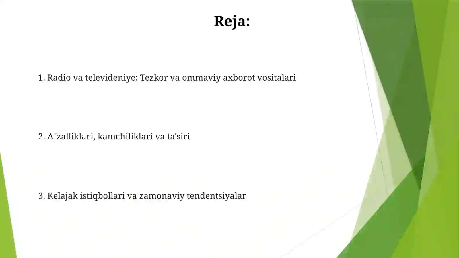 Tezkor va Ommaviy Axborot Vositalari 2