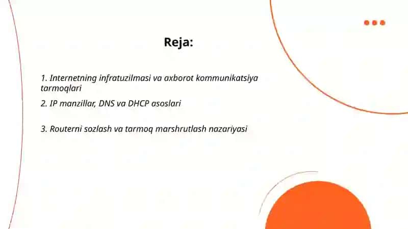 Axborot kamunikatsiya taqmoqlari: internet, wi-fi, va zamonaviy aqlli uy texnologiyalari 2