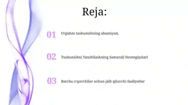 O'qishni tushunishning ahamiyati 2