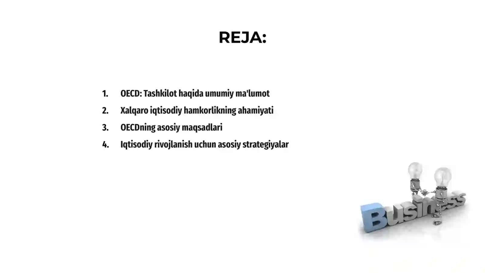 OECD: Tashkilot haqida umumiy ma'lumot 2