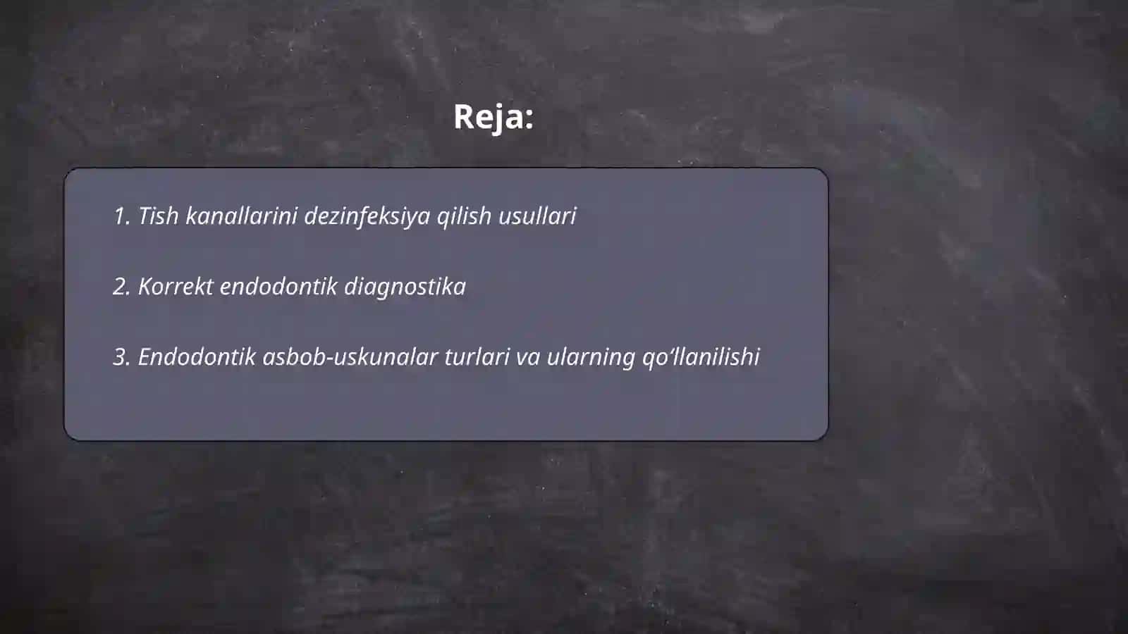 Konservativ endodontiya 2
