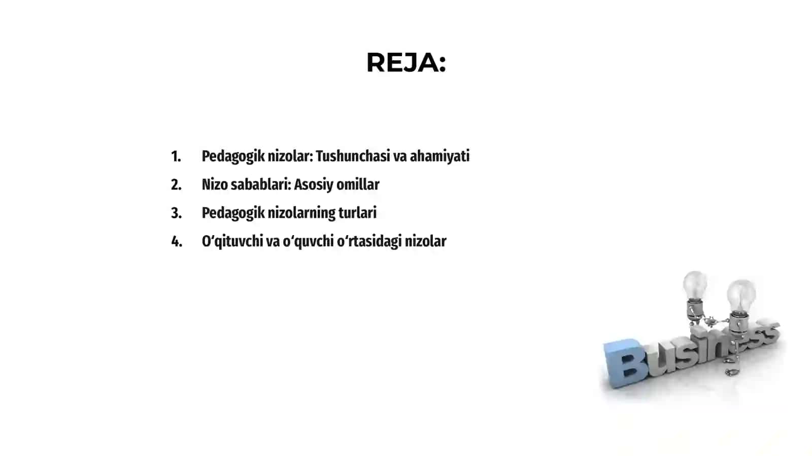 Pedagogik nizolar va ularni oldini olish yoʻllari 2