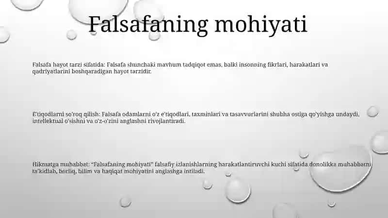 Men Anglab Yetgan Falsafa 2