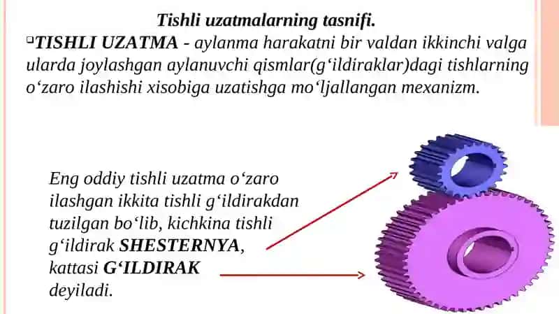 TISHLI UZATMALAR 2