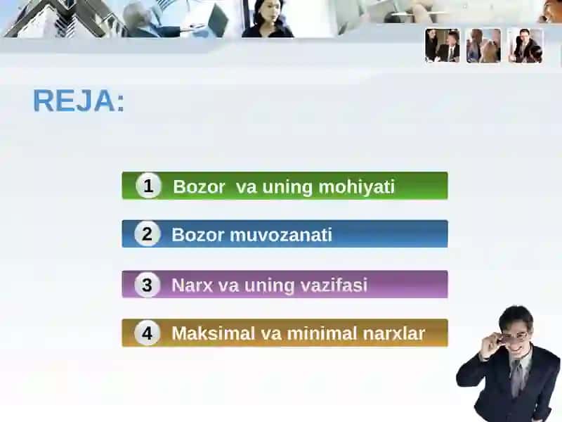 Bozor Muvozanati. Maksimal va Minimal Narxlar 2