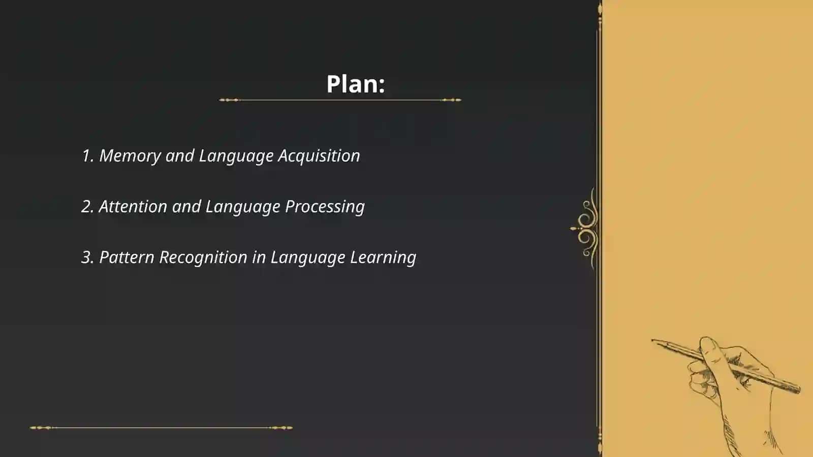 Cognitive features of learning language 2