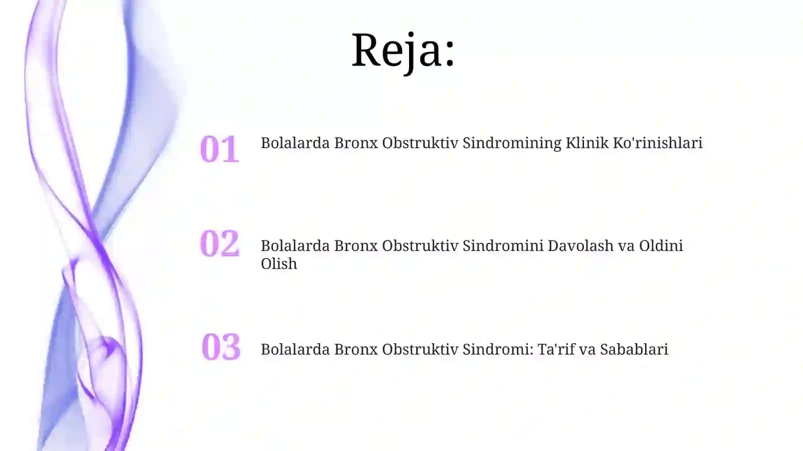 Bolalarda Bronx Obstruktiv Sindromining Klinik Ko'rinishlari 2