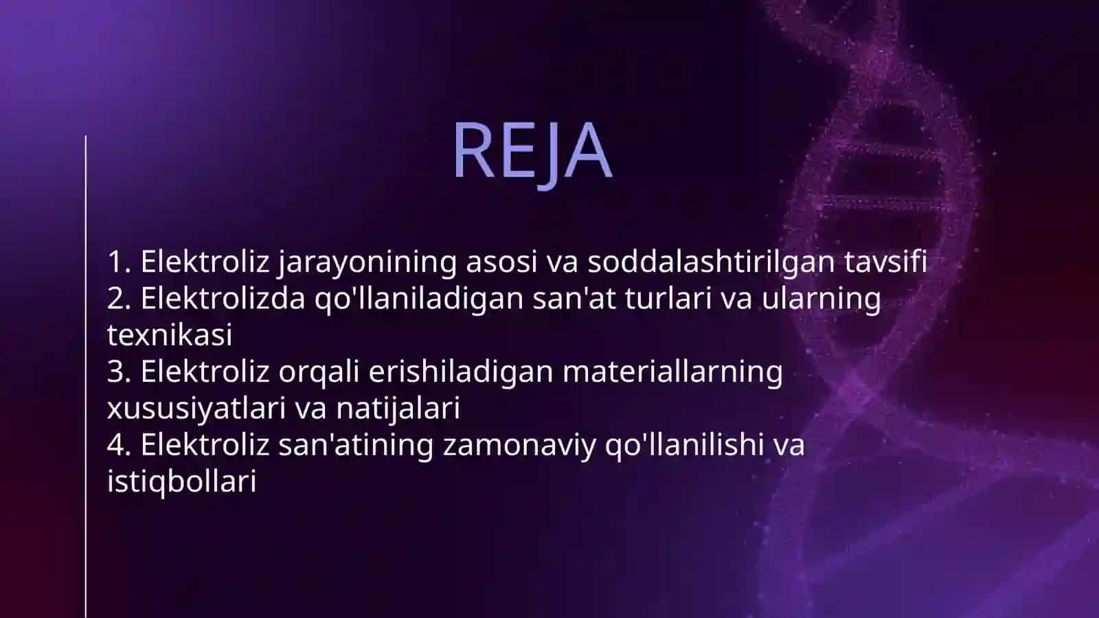 SANATDA ELEKTROLIZ JARAYONINING GO'LL ARILI SHI 2