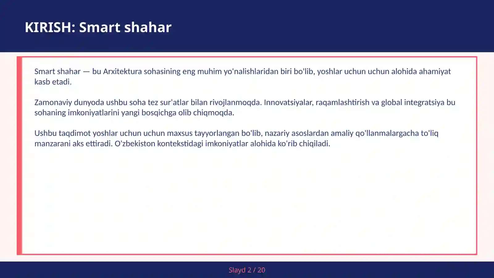 SMART SHAHAR 2