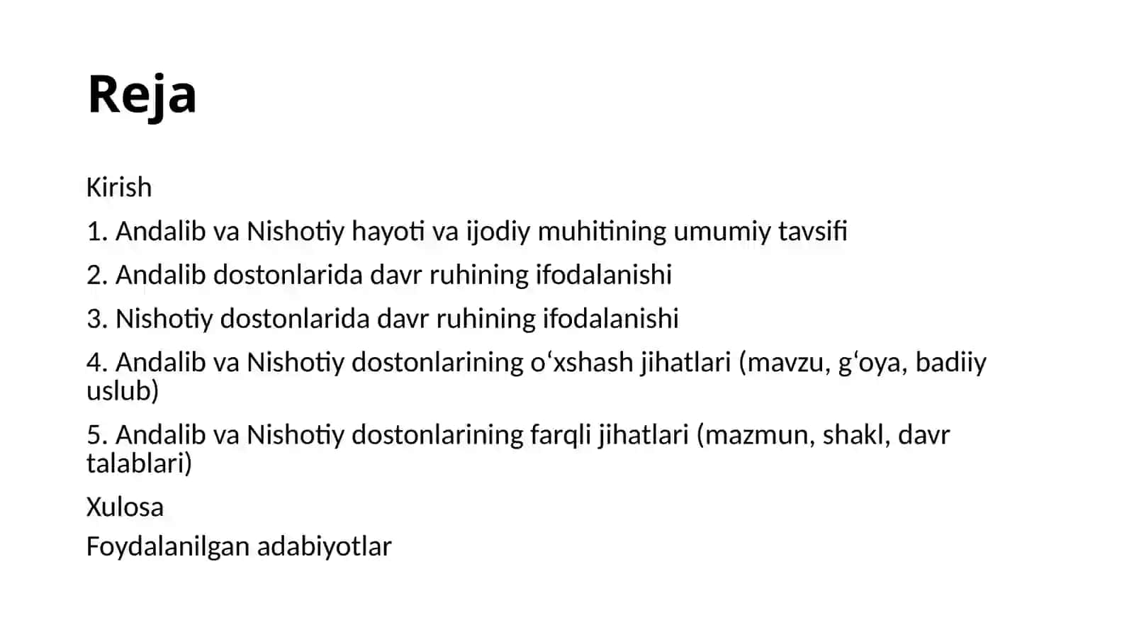 Andalib va Nishotiy dostonlari 2