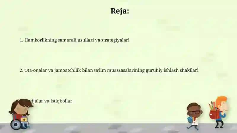 Hamkorlikning samarali usullari va strategiyalari 2