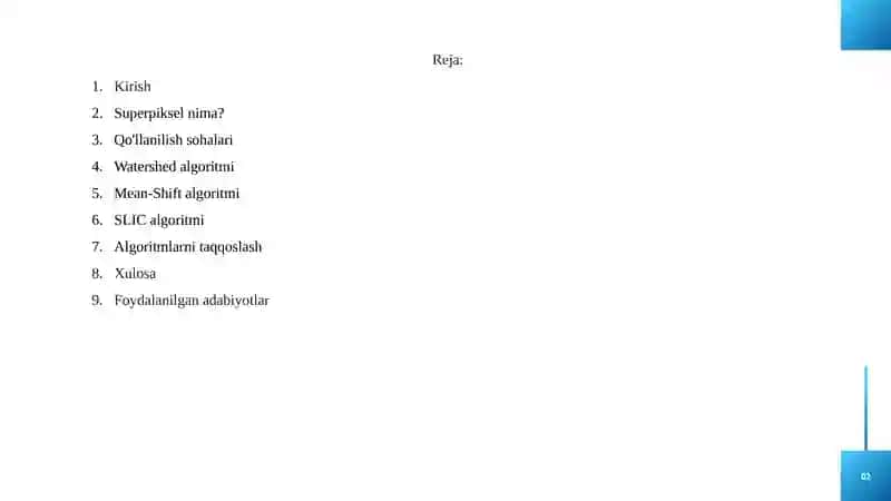 Superpiksel segmentatsiyasi algoritmlari 2