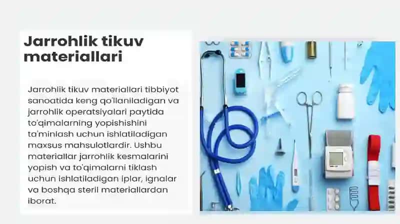 Zamonaviy tikuv materiallari 2