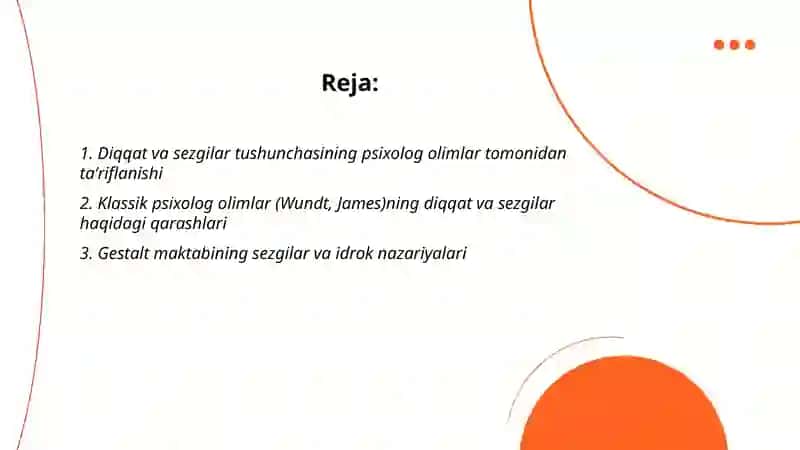 Diqqat va sezgilar haqida 2
