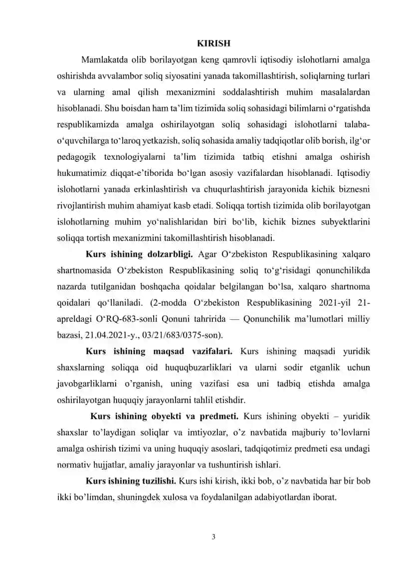 YURIDIK SHAXSLARNING MOL-MULKIGA SOLINADIGAN SOLIQLAR 2