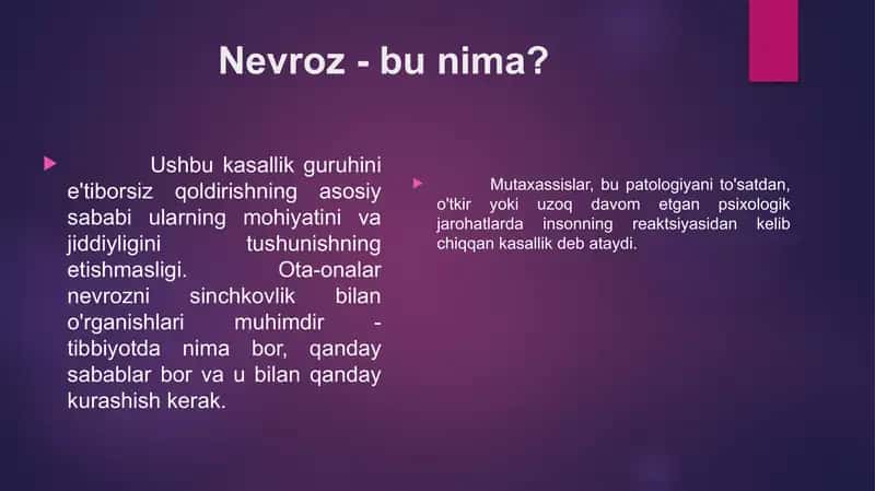 Bolalar psixikasi va nevrozlari 2