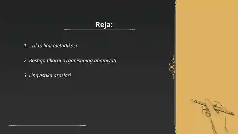 Til ta'limiga oid yozilgan kurs ishi 2