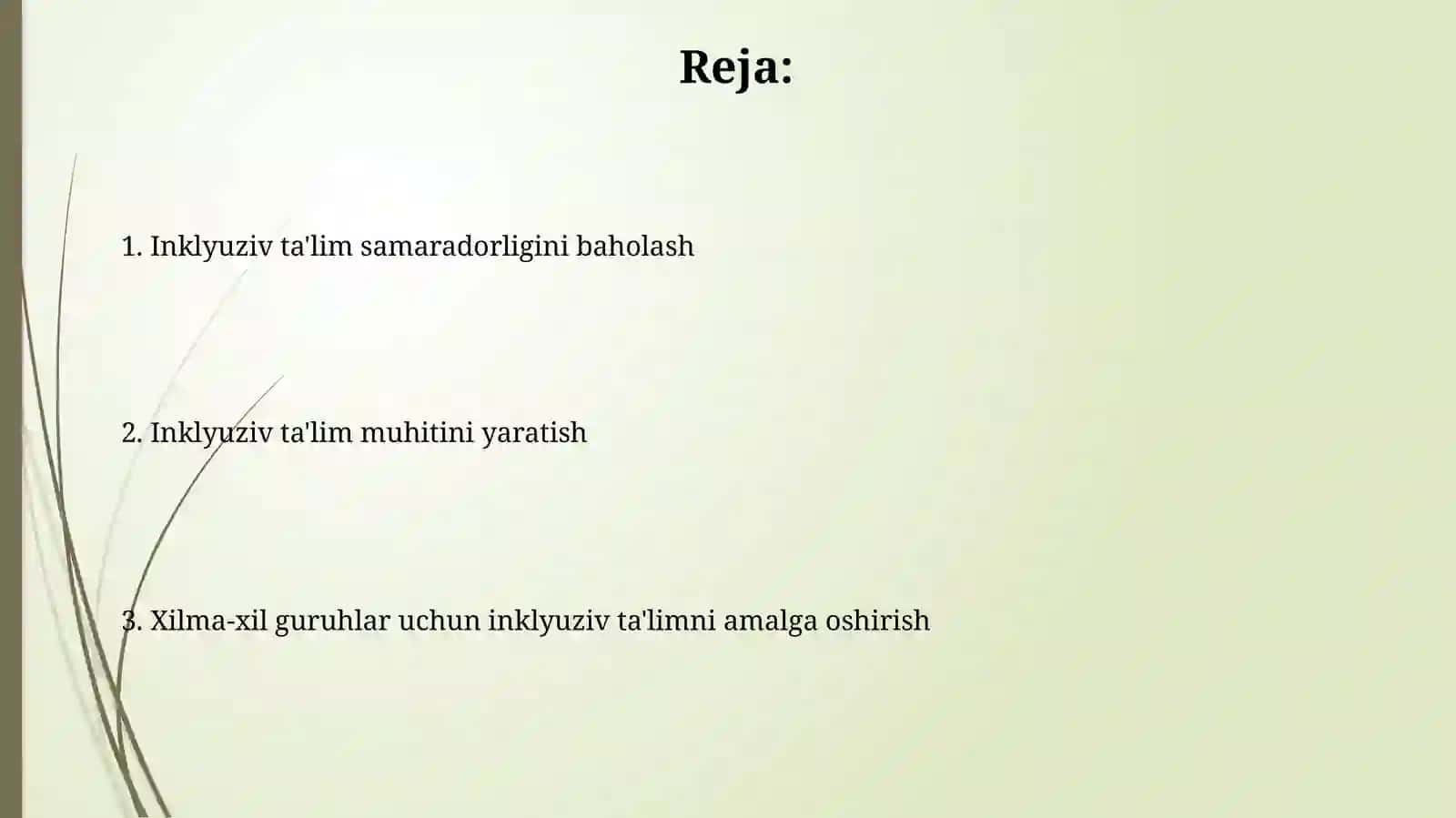 Integratsiyalashgan ta'limni amalayotga tadbiq etish turli guruhlarga 2