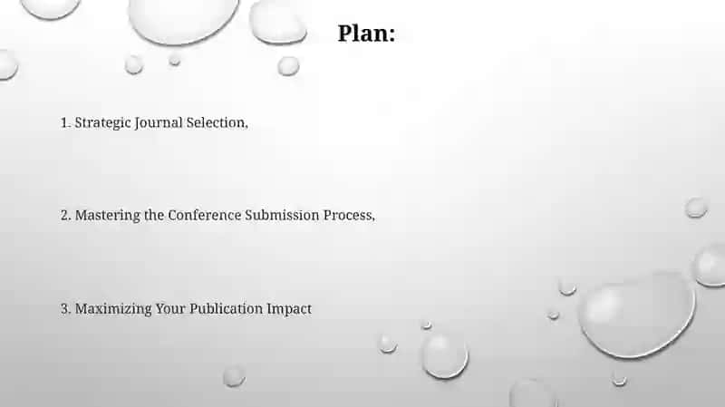 Publication secrets choosing journals and conference s 2