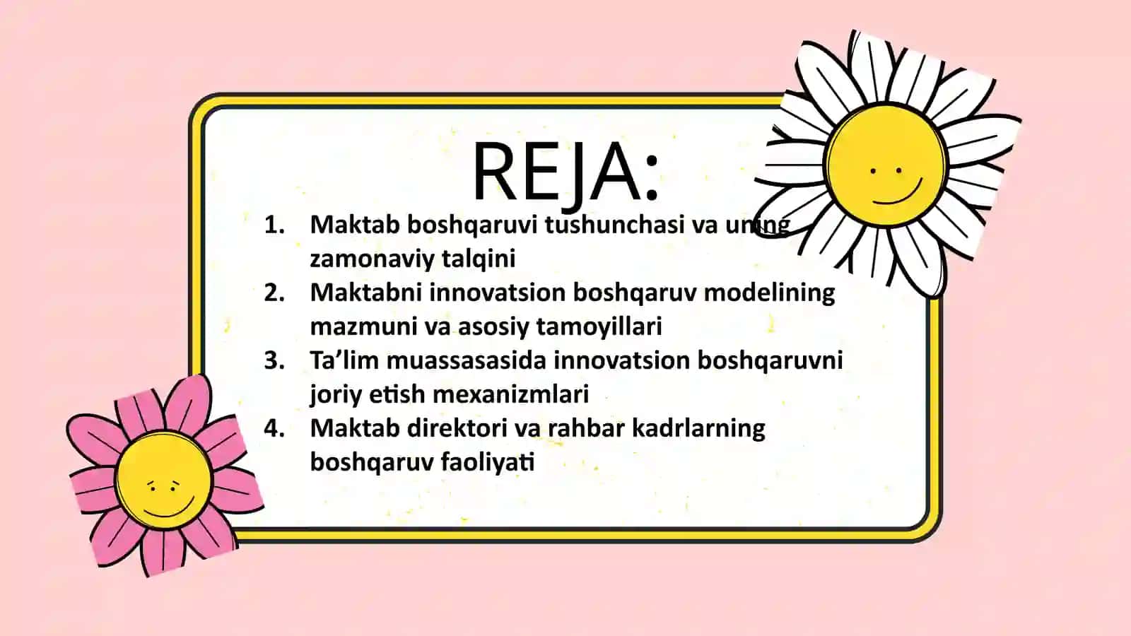 Maktabni innovatsion boshqaruv modeli 2